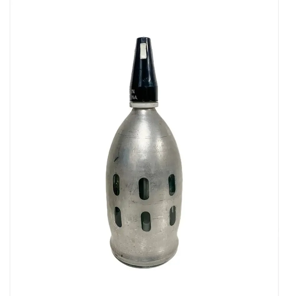 Vintage 32oz Caged Seltzer Bottle Seltz Water Co. Siphon Made in Argentina